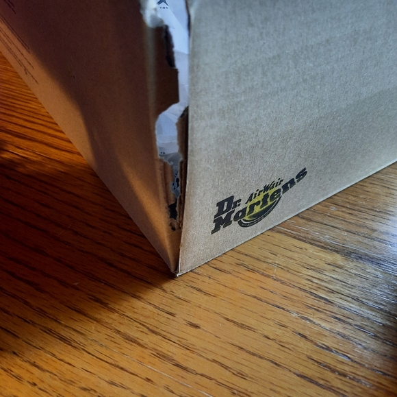 Dr. Martens Women's 1460 Leopard Smooth Leather Lace Up Boots - Pink - Picture 11 of 11